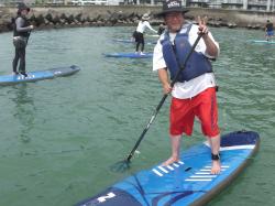 8/9 AM １ SUP(サップ、スタンドアップパドル)体験スクール付きレンタル  鎌倉ハイサーフ