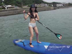 8/9 AM １ SUP(サップ、スタンドアップパドル)体験スクール付きレンタル  鎌倉ハイサーフ