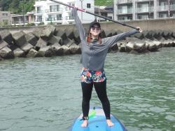 8/9 AM １ SUP(サップ、スタンドアップパドル)体験スクール付きレンタル  鎌倉ハイサーフ