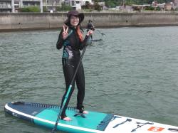 8/9 AM １ SUP(サップ、スタンドアップパドル)体験スクール付きレンタル  鎌倉ハイサーフ