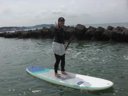 8/9 AM １ SUP(サップ、スタンドアップパドル)体験スクール付きレンタル  鎌倉ハイサーフ