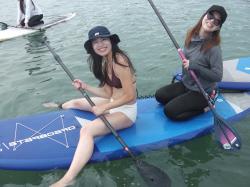 8/9 AM １ SUP(サップ、スタンドアップパドル)体験スクール付きレンタル  鎌倉ハイサーフ