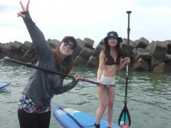 8/9 AM １ SUP(サップ、スタンドアップパドル)体験スクール付きレンタル  鎌倉ハイサーフ