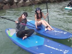 8/9 AM １ SUP(サップ、スタンドアップパドル)体験スクール付きレンタル  鎌倉ハイサーフ