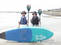 8/9 AM2 SUP(サップ、スタンドアップパドル)体験スクール付きレンタル   鎌倉ハイサーフ