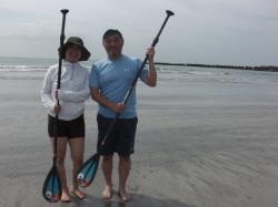 8/9 AM2 SUP(サップ、スタンドアップパドル)体験スクール付きレンタル   鎌倉ハイサーフ