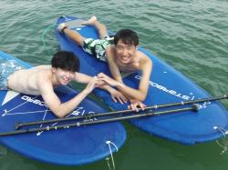 8/9 PM１ SUP(サップ、スタンドアップパドル)体験スクール  鎌倉ハイサーフ