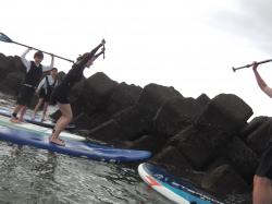 8/10 AM SUP(サップ、スタンドアップパドル)体験スクール  鎌倉ハイサーフ