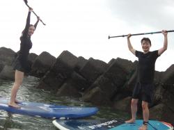 8/10 AM SUP(サップ、スタンドアップパドル)体験スクール  鎌倉ハイサーフ