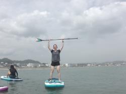 8/13 PM SUP(サップ、スタンドアップパドル)体験スクール付きレンタル  鎌倉ハイサーフ