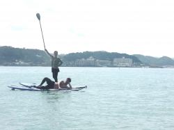 8/14 AM SUP(サップ、スタンドアップパドル)体験スクール付きレンタル  鎌倉ハイサーフ