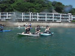 8/15 AM2 SUP(サップ、スタンドアップパドル)体験スクール付きレンタル  鎌倉ハイサーフ