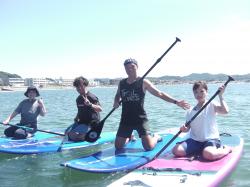 8/15 AM2 SUP(サップ、スタンドアップパドル)体験スクール付きレンタル  鎌倉ハイサーフ
