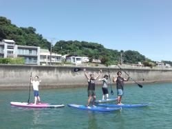 8/15 AM2 SUP(サップ、スタンドアップパドル)体験スクール付きレンタル  鎌倉ハイサーフ