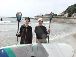 8/16 AM３ SUP(サップ、スタンドアップパドル)体験スクール付きレンタル  鎌倉ハイサーフ