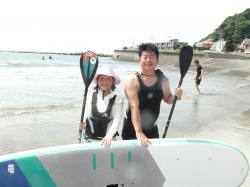 8/16 AM３ SUP(サップ、スタンドアップパドル)体験スクール付きレンタル  鎌倉ハイサーフ
