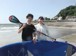 8/17 AM SUP(サップ、スタンドアップパドル)体験スクール付きレンタル  鎌倉ハイサーフ