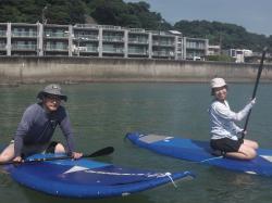 8/17 AM SUP(サップ、スタンドアップパドル)体験スクール付きレンタル  鎌倉ハイサーフ