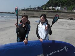 8/20 AM SUP(サップ、スタンドアップパドル)体験スクール付きレンタル  鎌倉ハイサーフ