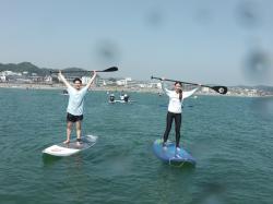 8/24 PM SUP(サップ、スタンドアップパドル)体験スクール付きレンタル  鎌倉ハイサーフ
