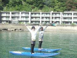 8/29 AM SUP(サップ、スタンドアップパドル)体験スクール付きレンタル   鎌倉ハイサーフ