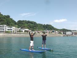 8/29 AM SUP(サップ、スタンドアップパドル)体験スクール付きレンタル   鎌倉ハイサーフ