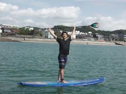 8/29 AM SUP(サップ、スタンドアップパドル)体験スクール付きレンタル   鎌倉ハイサーフ
