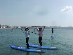 8/30  AM2 SUP(サップ、スタンドアップパドル)体験スクール付きレンタル  鎌倉ハイサーフ
