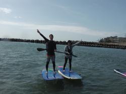 9/7 AM SUP(サップ、スタンドアップパドル)体験スクール付きレンタル   鎌倉ハイサーフ