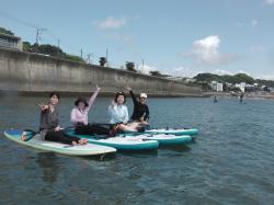9/7 AM SUP(サップ、スタンドアップパドル)体験スクール付きレンタル   鎌倉ハイサーフ