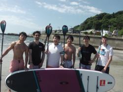 9/7 AM SUP(サップ、スタンドアップパドル)体験スクール付きレンタル   鎌倉ハイサーフ