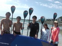 9/7 AM2 SUP(サップ、スタンドアップパドル)体験スクール付きレンタル  鎌倉ハイサーフ