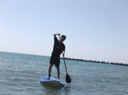 9/8  AM SUP(サップ、スタンドアップパドル)体験スクール付きレンタル  鎌倉ハイサーフ