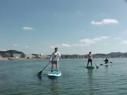 9/8  AM SUP(サップ、スタンドアップパドル)体験スクール付きレンタル  鎌倉ハイサーフ