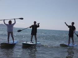 9/8  AM SUP(サップ、スタンドアップパドル)体験スクール付きレンタル  鎌倉ハイサーフ