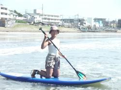 9/8  AM SUP(サップ、スタンドアップパドル)体験スクール付きレンタル  鎌倉ハイサーフ