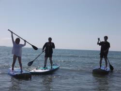 9/8  AM SUP(サップ、スタンドアップパドル)体験スクール付きレンタル  鎌倉ハイサーフ
