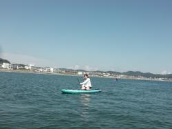 9/8 PM SUP(サップ、スタンドアップパドル)体験スクール付きレンタル   鎌倉ハイサーフ