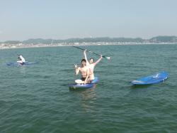 9/9 PM SUP(サップ、スタンドアップパドル)体験スクール付きレンタルサップ  鎌倉ハイサーフ