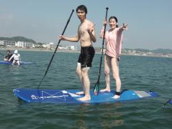 9/9 PM SUP(サップ、スタンドアップパドル)体験スクール付きレンタルサップ  鎌倉ハイサーフ