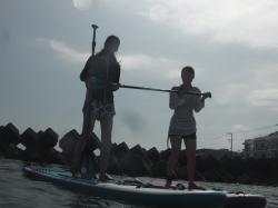 9/10 PM SUP(サップ、スタンドアップパドル)体験スクール付きレンタル   鎌倉ハイサーフ