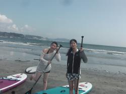 9/10 PM SUP(サップ、スタンドアップパドル)体験スクール付きレンタル   鎌倉ハイサーフ