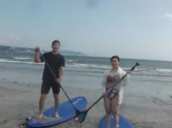 9/10 PM SUP(サップ、スタンドアップパドル)体験スクール付きレンタル   鎌倉ハイサーフ