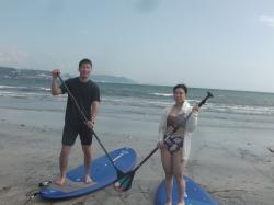 9/10 PM SUP(サップ、スタンドアップパドル)体験スクール付きレンタル   鎌倉ハイサーフ