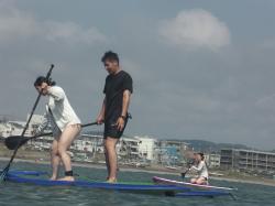 9/10 PM SUP(サップ、スタンドアップパドル)体験スクール付きレンタル   鎌倉ハイサーフ