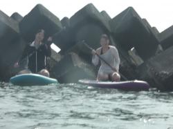 9/10 PM SUP(サップ、スタンドアップパドル)体験スクール付きレンタル   鎌倉ハイサーフ