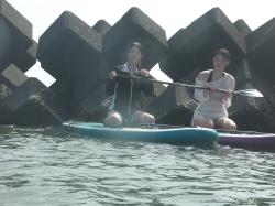 9/10 PM SUP(サップ、スタンドアップパドル)体験スクール付きレンタル   鎌倉ハイサーフ