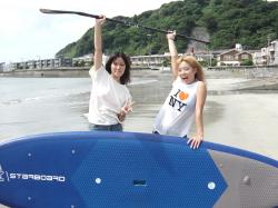 9/12 AM SUP(サップ、スタンドアップパドル)体験スクール付きレンタル   鎌倉ハイサーフ