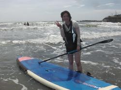 9/14 AM  SUP(サップ、スタンドアップパドル)体験スクール付きレンタル  鎌倉ハイサーフ