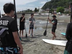 9/14 AM  SUP(サップ、スタンドアップパドル)体験スクール付きレンタル  鎌倉ハイサーフ